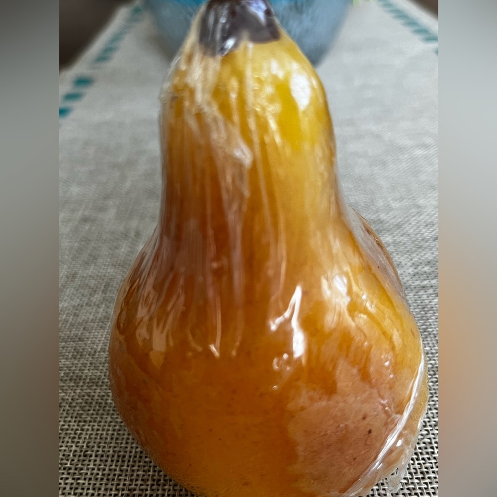 Vintage pear shaped candle